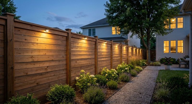 Fence Lighting Installation in Heber City, UT