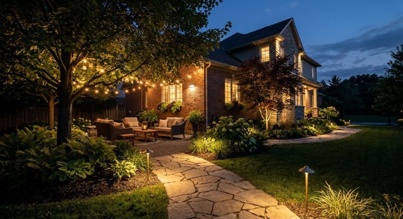 Garden Lighting Installation in Provo, UT