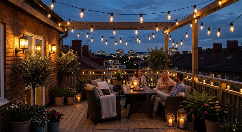 Terrace Lighting Installation in Denver County, CO