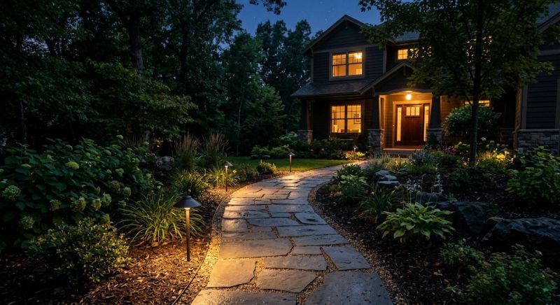 Walkway Lighting Installation in Kansas City, MO